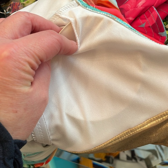 Flaxmaker ruffled one piece sz S - Picture 5 of 6